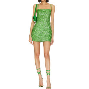 NEW Atoir REVOLVE Size 4 Green Crystal Dream Mini Dress Vacation Party Birthday